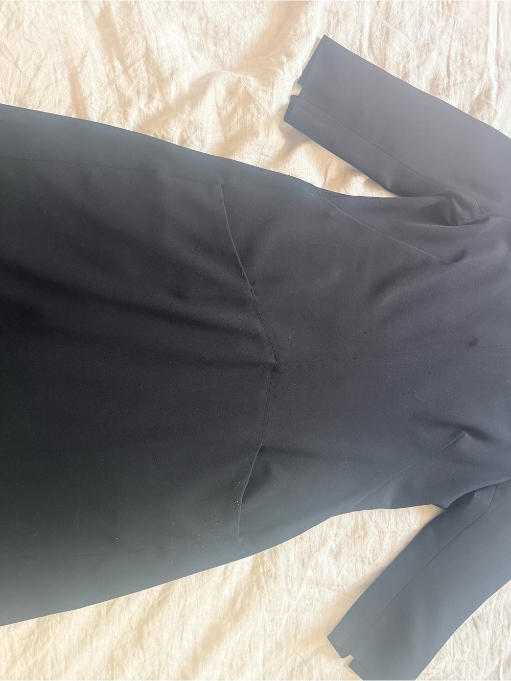 MM Lafleur Black and Cream Midi Dress
